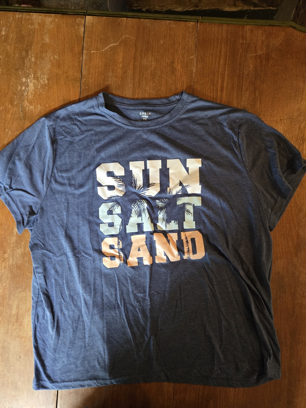 Sun Salt Sand Graphic Tee - Blue